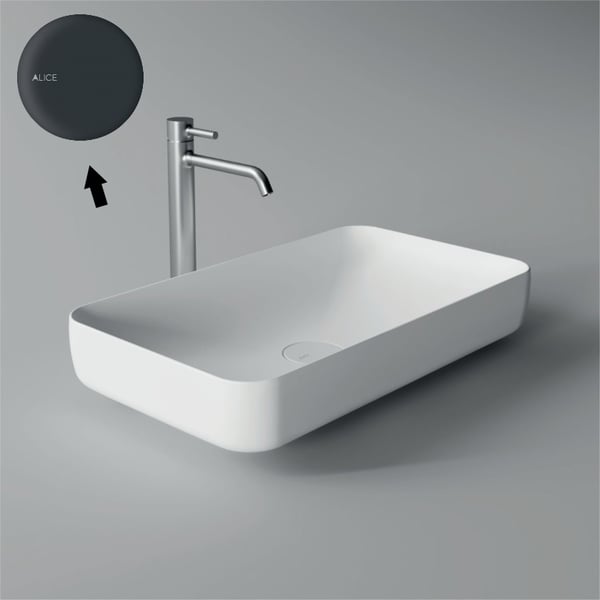 Νιπτήρας Form Black Matt 60x35 cm